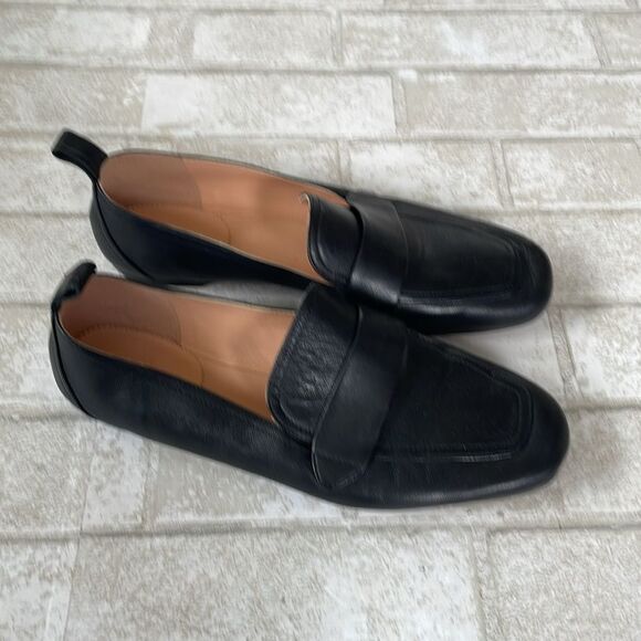 J.crew marie tab black leather loafers - Picture 3 of 9